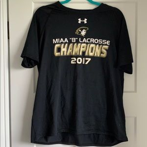 John Carroll High school lacrosse short sleeve